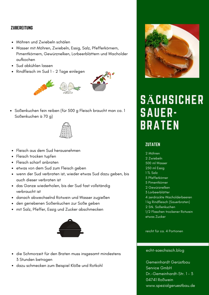 Sächsischer Sauerbraten